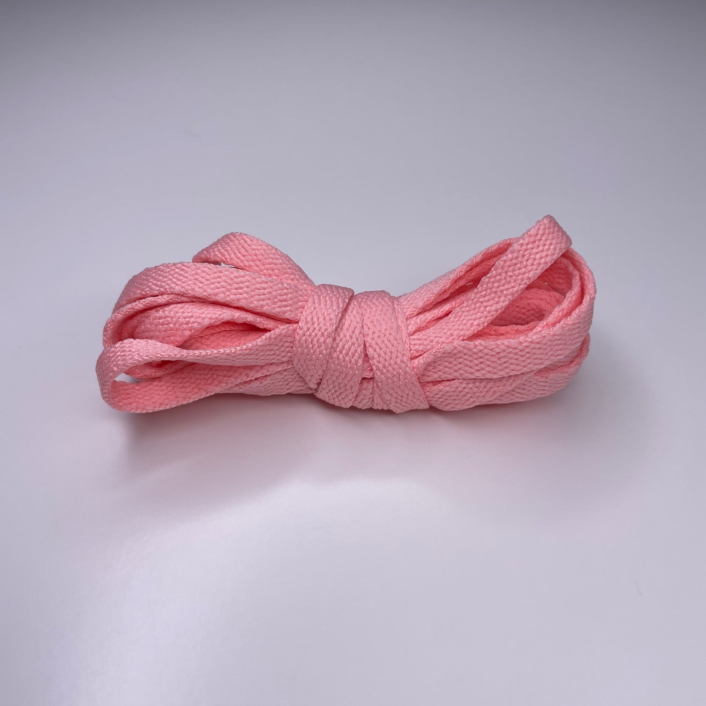 Flamingo Pink Flat Laces