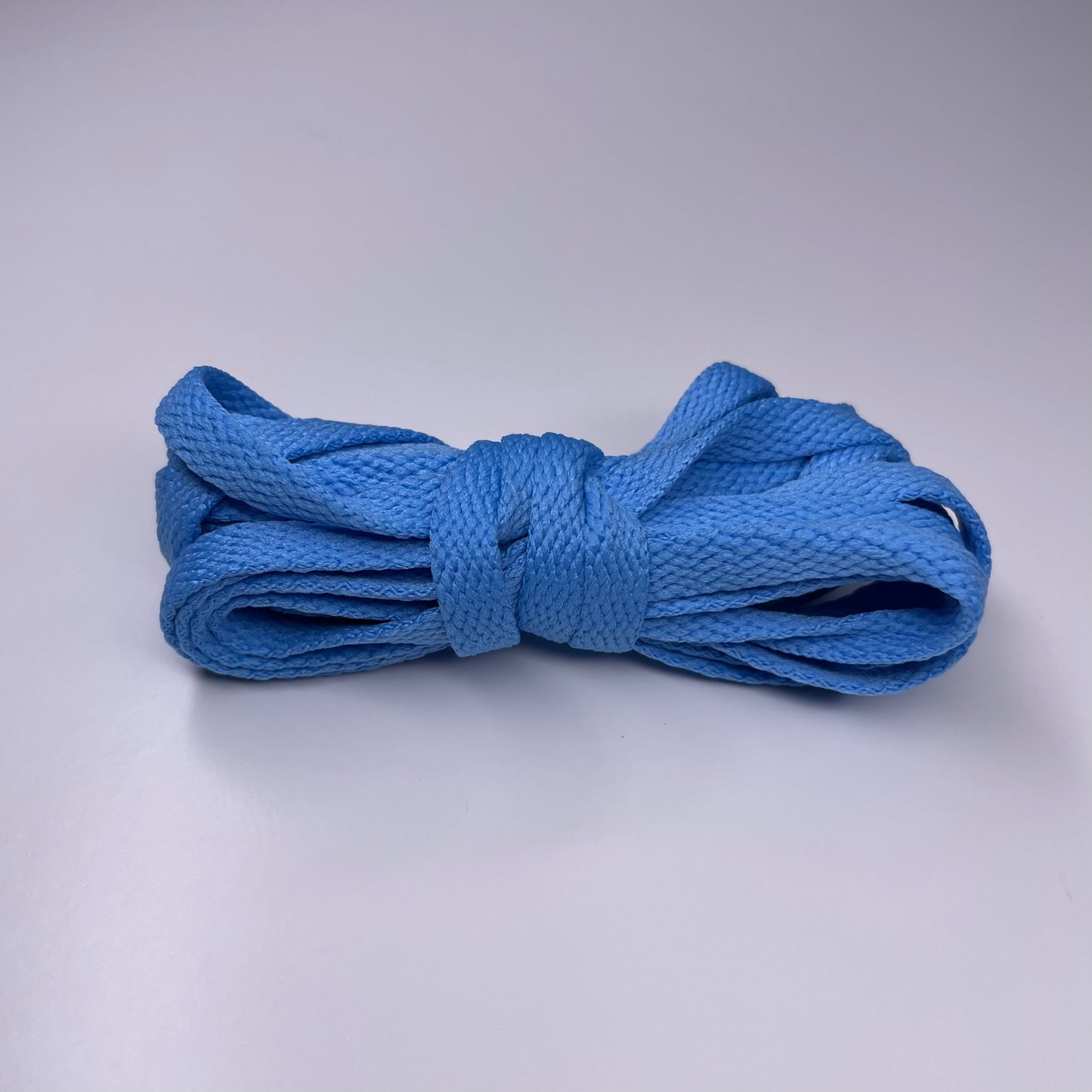 University Blue Flat Laces